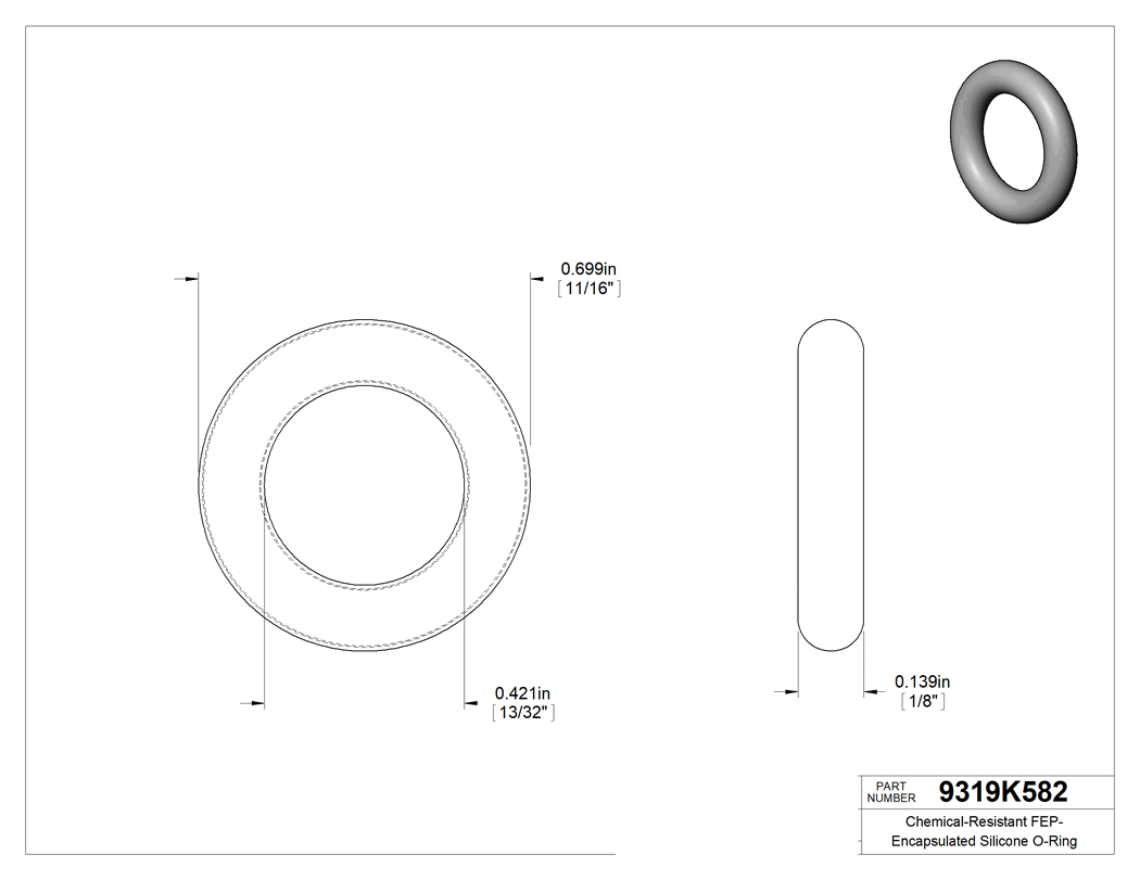 Technical drawing - 9319K582